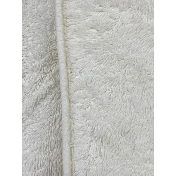 WATERWORKS Bathrobe Adult One Size Terry Belted Long Sleeve White - Picture 7 of 12